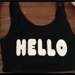 Hello Kitty crop top